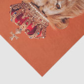 Papier Mousseline Roi de la Jungle (Détail)