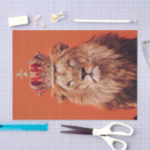 Papier Mousseline Roi de la Jungle (Artisanat)