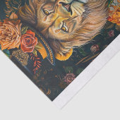 Papier Mousseline Roi de la Jungle1 (Détail)