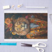 Papier Mousseline Roi de la Jungle1 (Artisanat)