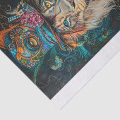 Papier Mousseline Roi de la Jungle4 (Détail)