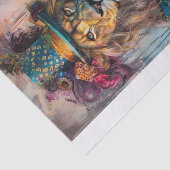 Papier Mousseline Roi de la Jungle6 (Détail)