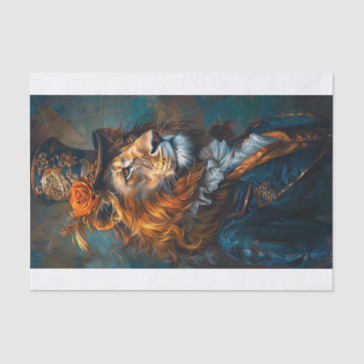 Papier Mousseline Roi de la Jungle7 (Recto)