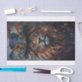 Papier Mousseline Roi de la Jungle9 (Artisanat)