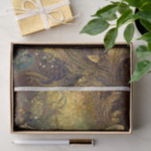 Papier Mousseline Roi d'été doré, Libellule arachnéenne (Cadeau)
