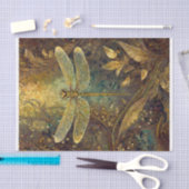 Papier Mousseline Roi d'été doré, Libellule arachnéenne (Artisanat)