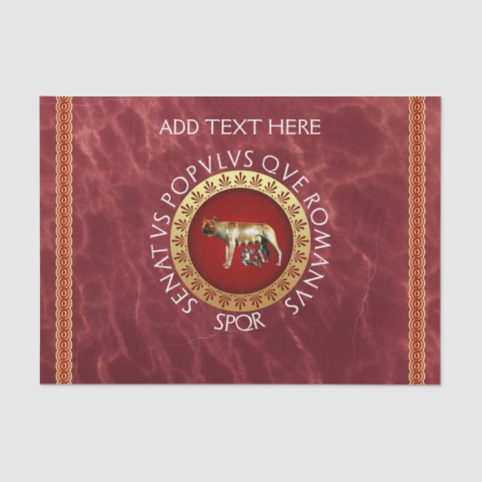 Papier Mousseline Romain (Recto)