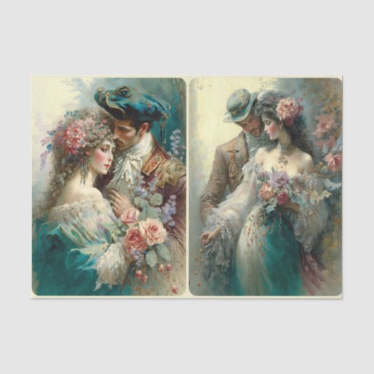 Papier Mousseline Romance (Recto)