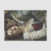 Papier Mousseline Romantic Lovers Wolf Guardian Decoupage (Recto)