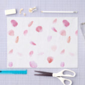 Papier Mousseline Romantic Pink Rose Petals Floral Bridal Shower (Artisanat)