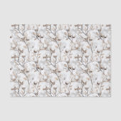 Papier Mousseline Romantic Pretty White Flowering Tree Wedding (Recto)