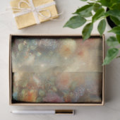 Papier Mousseline Romantic Victorian Garden Cat Decoupage  (Cadeau)