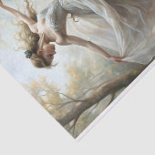 Papier Mousseline Romantique Ballerina Dance Forêt Découpage (Détail)