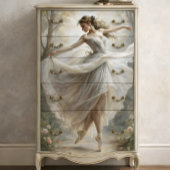 Papier Mousseline Romantique Ballerina Dance Forêt Découpage