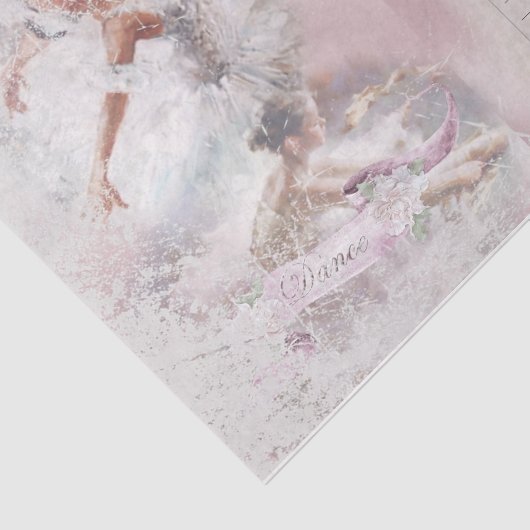 Papier Mousseline Romantique Ballerina Design Series 5 (Détail)