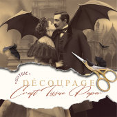 Papier Mousseline Romantique gothique victorien beauté Dracula's Kis