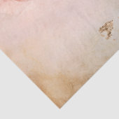 Papier Mousseline Romantique Rose et Or Design Series 16 (Détail)