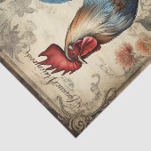 Papier Mousseline Rooster2 (Détail)