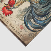 Papier Mousseline Rooster3 (Détail)