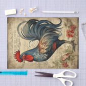 Papier Mousseline Rooster4 (Artisanat)
