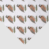 Papier Mousseline Rooster Bobwhite Quail (Détail)