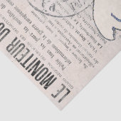 Papier Mousseline Rooster Chicken Farmhouse Français Texte Découpage (Détail)