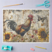 Papier Mousseline Rooster de tournesol (Artisanat)