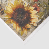 Papier Mousseline Rooster de tournesol (Détail)