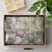 Papier Mousseline Rooster Garden Flower Papillon Art (Cadeau)