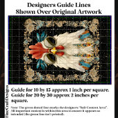 Papier Mousseline Rooster géal couleur Whimsical CK9 Découpage