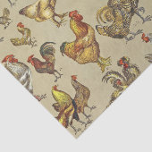 Papier Mousseline Rooster Poulet de la ferme Pays Animal (Détail)