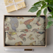 Papier Mousseline Rooster Poulet de la ferme Pays Animal (Cadeau)
