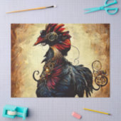 Papier Mousseline Rooster vintage (Artisanat)