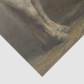 Papier Mousseline Rosa Bonheur | Cheval gris en stabilité (Détail)