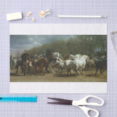 Papier Mousseline Rosa Bonheur | Marché du Cheval à Paris (Artisanat)