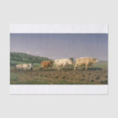 Papier Mousseline Rosa Bonheur | Ploughing in Nevers (Recto)