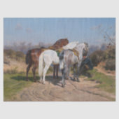 Papier Mousseline Rosa Bonheur | Relay Hunting (1887) (Recto)