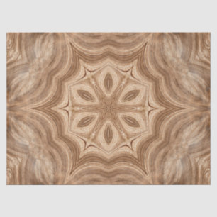 Papier Mousseline Rosace de sculpture sur bois