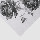 Papier Mousseline Rosas negras en acuarela (Détail)