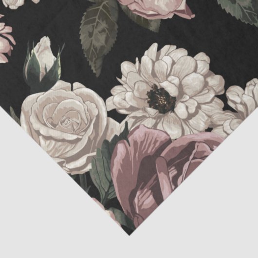 Papier Mousseline rose (Détail)