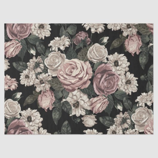 Papier Mousseline rose (Recto)