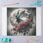 Papier Mousseline Rose (Artisanat)