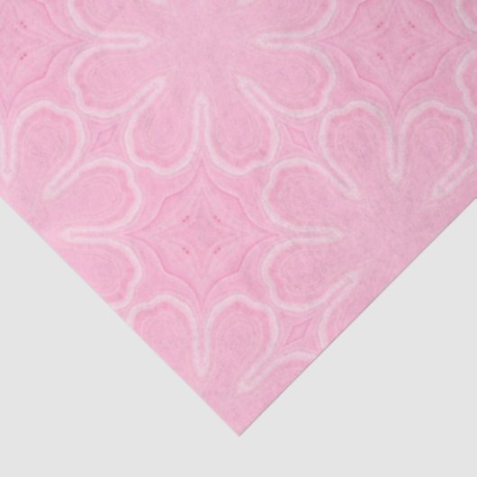 Papier Mousseline rose (Détail)