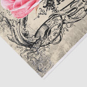 Papier Mousseline rose à Paris (Détail)