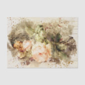 Papier Mousseline Rose aquarelle (Recto)