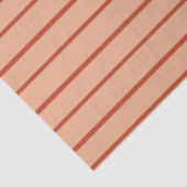 Papier Mousseline Rose avec papier de tissu rayé orange (Détail)