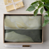 Papier Mousseline Rose Blanche (Cadeau)