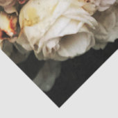 Papier Mousseline Rose blanche simple (Détail)