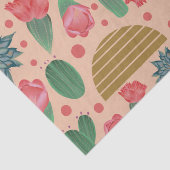 Papier Mousseline Rose bleu désert (Détail)