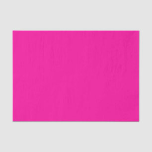 Papier Mousseline Rose chaud solide